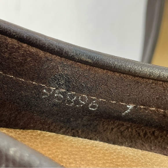 J Crew Brown Leather Driving Moccasins Loafer Flats - Picture 13 of 14